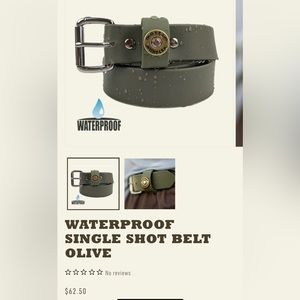 Over Under Waterproof Single Shot Belt Olive